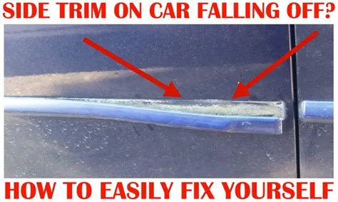 How To Fix Repair Loose Molding or Trim On Your Car .
